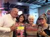 Mark, Joyce, Terry (visiting from Florida) & Donna having fun at Wednesday Open Mic night at Bourbon St. on the Beach. photo by Terry Kuta